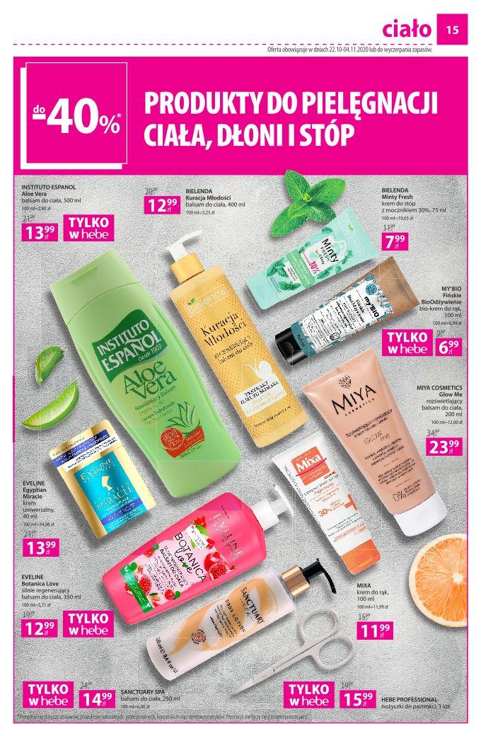 Gazetka promocyjna Hebe str. 15