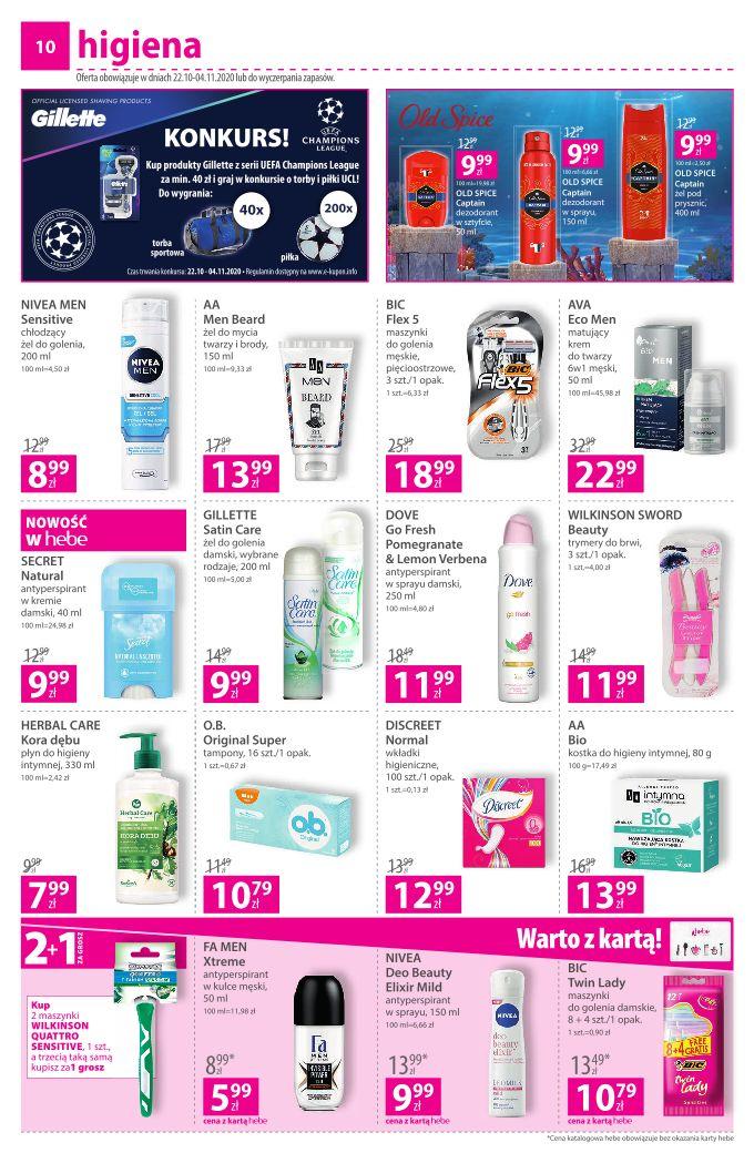 Gazetka promocyjna Hebe str. 10