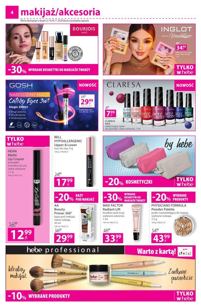 Gazetka promocyjna Hebe str. 4