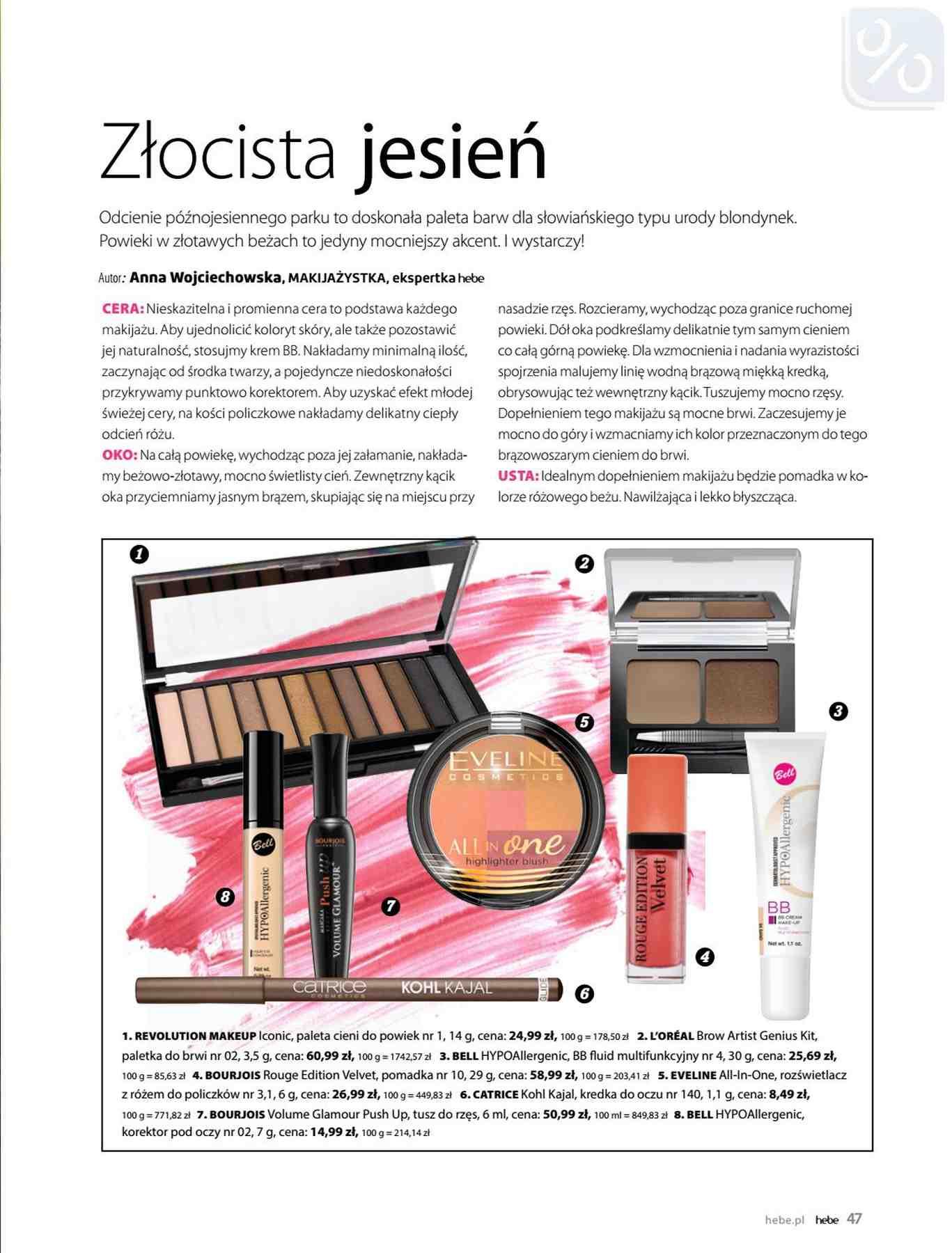 Gazetka promocyjna Hebe str. 47