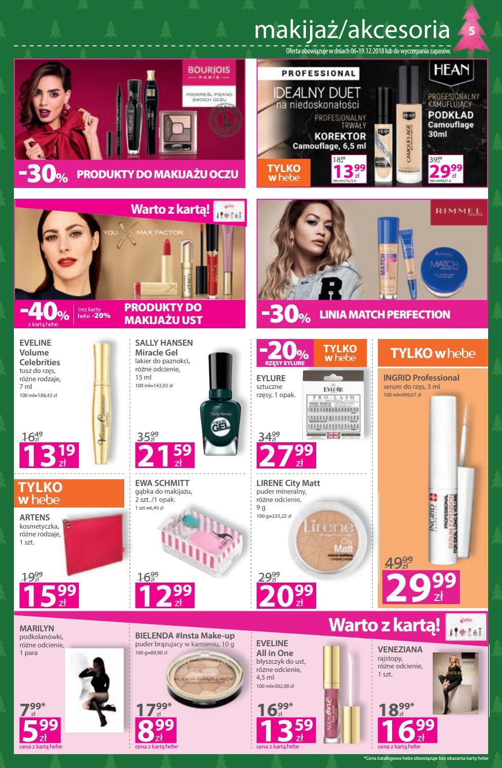 Gazetka promocyjna Hebe str. 5