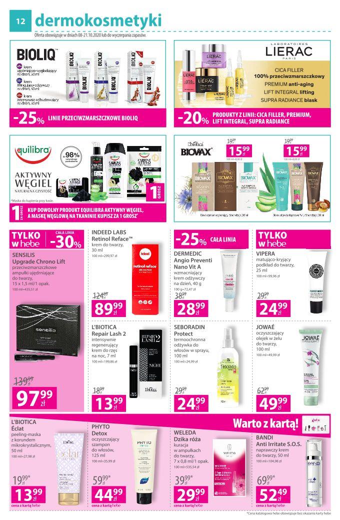 Gazetka promocyjna Hebe str. 12