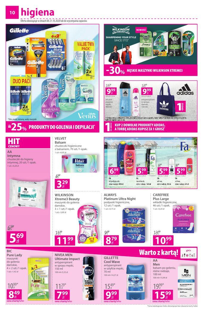 Gazetka promocyjna Hebe str. 10
