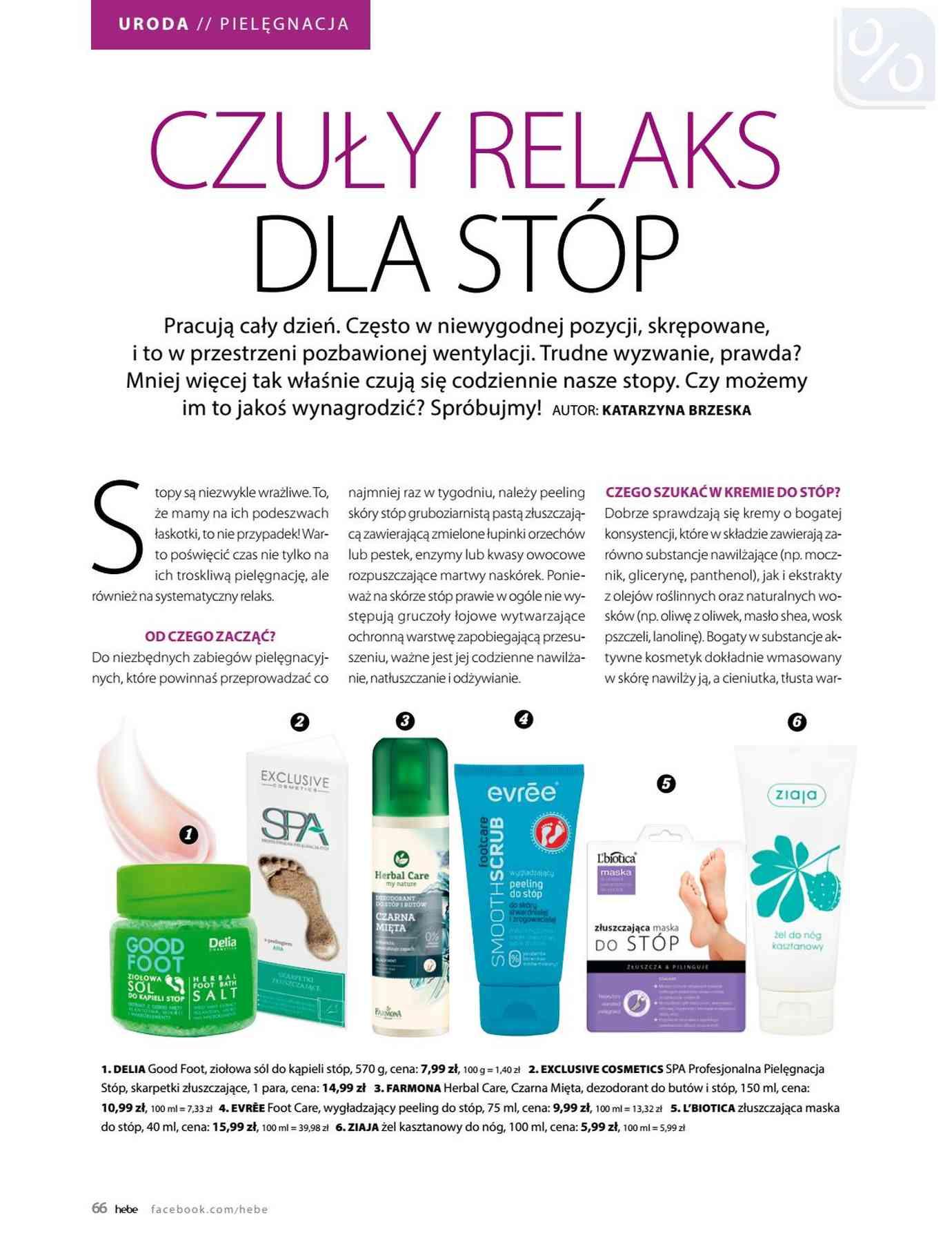 Gazetka promocyjna Hebe str. 66
