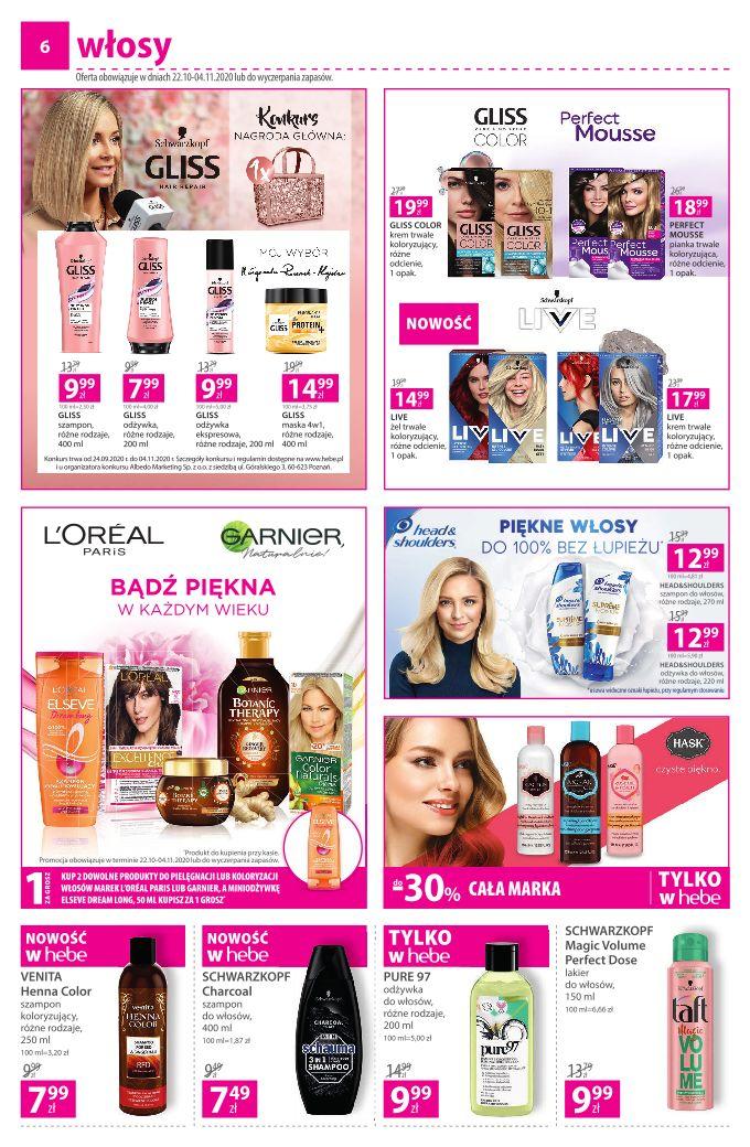 Gazetka promocyjna Hebe str. 6