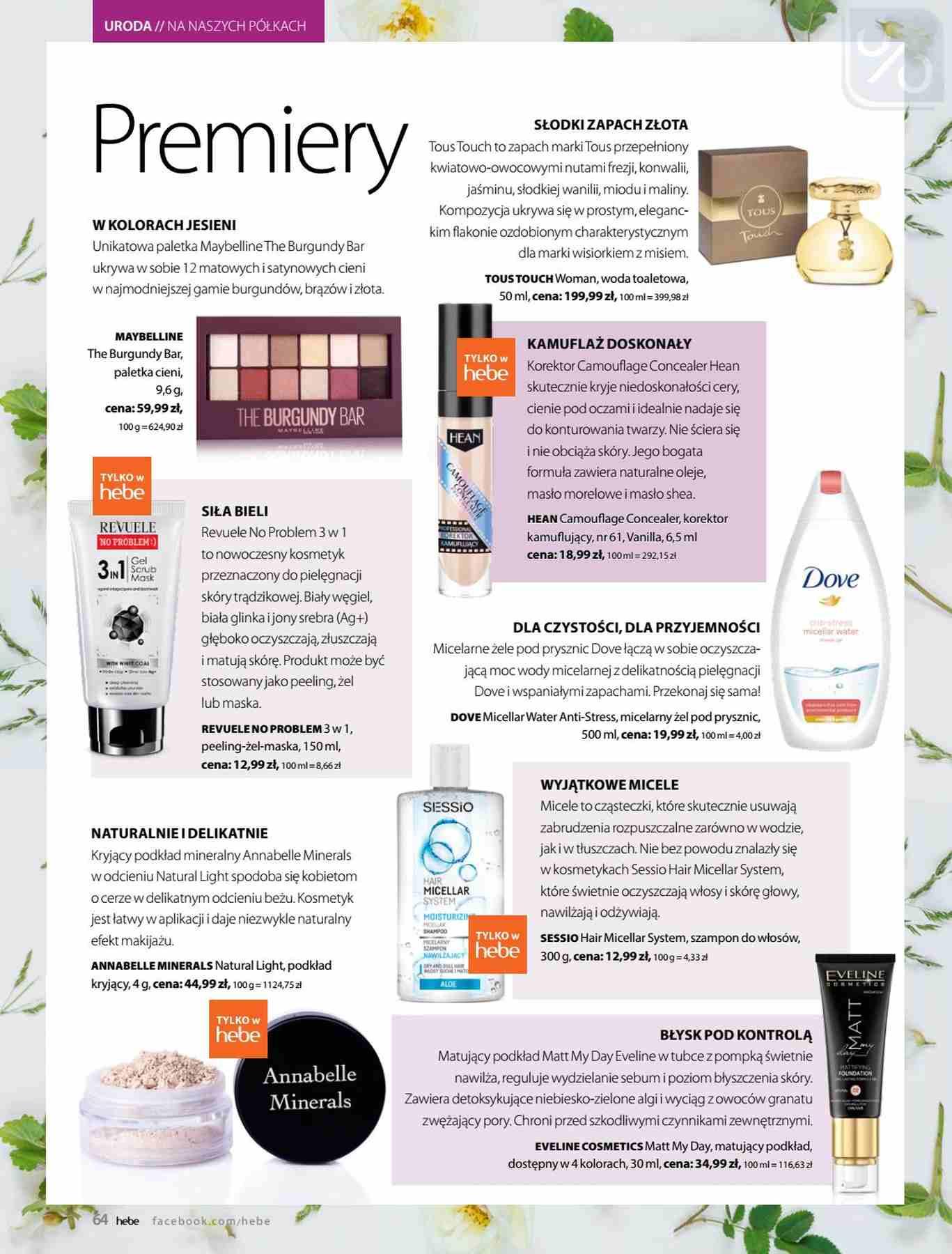Gazetka promocyjna Hebe str. 64